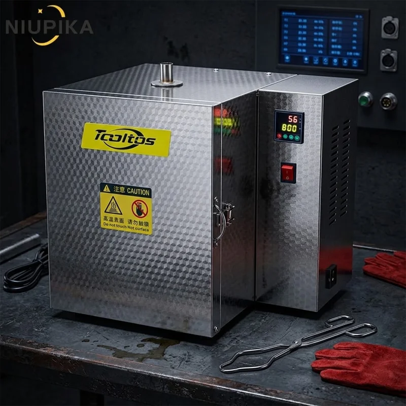 

NIUPIKA 1500W Digital Burnout Furnace 800C Max Segmented Temp Control 110V/220V for Jewelry Casting Mold Dental Lab Wax Eliminat
