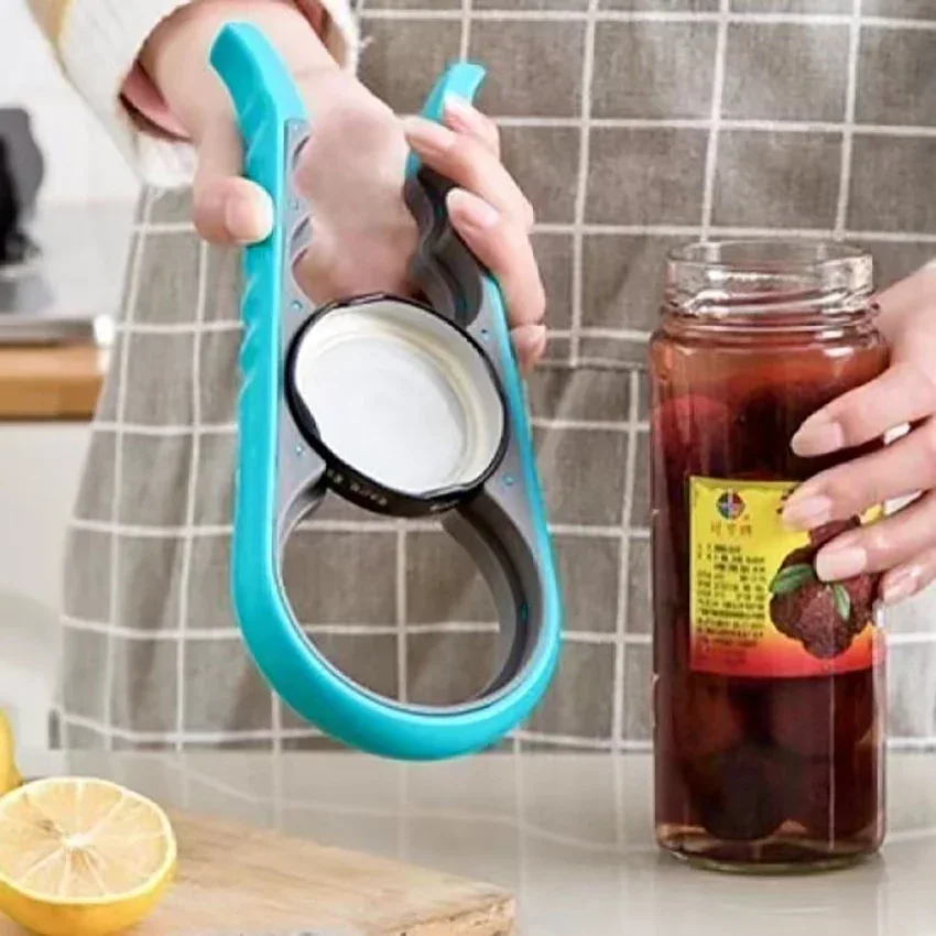 

Four Position Can Opener Anti Slip Cap Twister Can Opener Multi Functional Four in One Beverage Bottle Opener Cap Twister