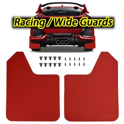 Red Racing/Sport Universal Mud Flaps Mudflaps Splash Guards Front Rear For Hyundai Tucson Elantra Car SUV Van Pickup Rally