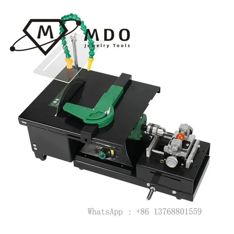 Multifunctional Jewelry Bench Polisher Jade Bead Milling Drilling Holes Polishing Tools Gem Stone Cutting Grinding Machine