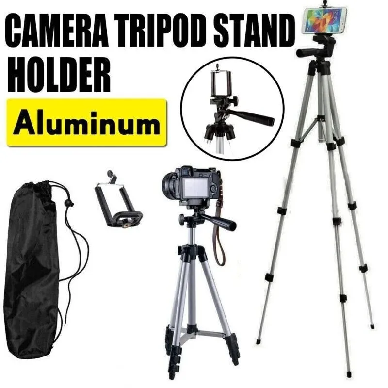 

Professional Camera Phone Holder Tripod Stand for Smartphone iPhone Samsung+ Bag
