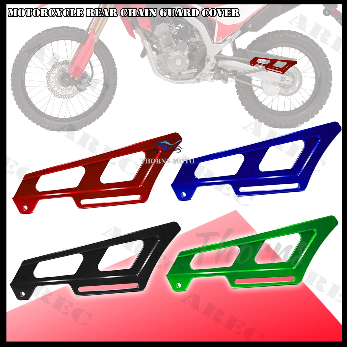 لياماها WR250R WR250X 2007-2017 WR 250R WR 250X “WR” شعار دراجة نارية الملحقات CNC سلسلة غطاء حماية كعب الحرس