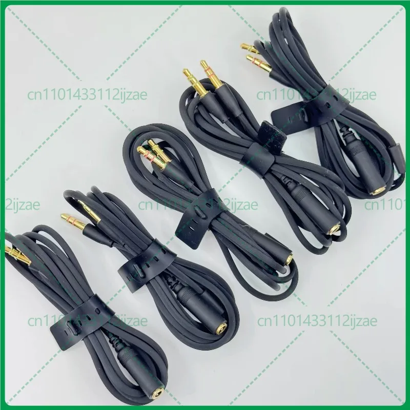 1.5M Audio Splitter Cable for Razer, 1 to 2 Adapter for Desktop PC Headset Microphone