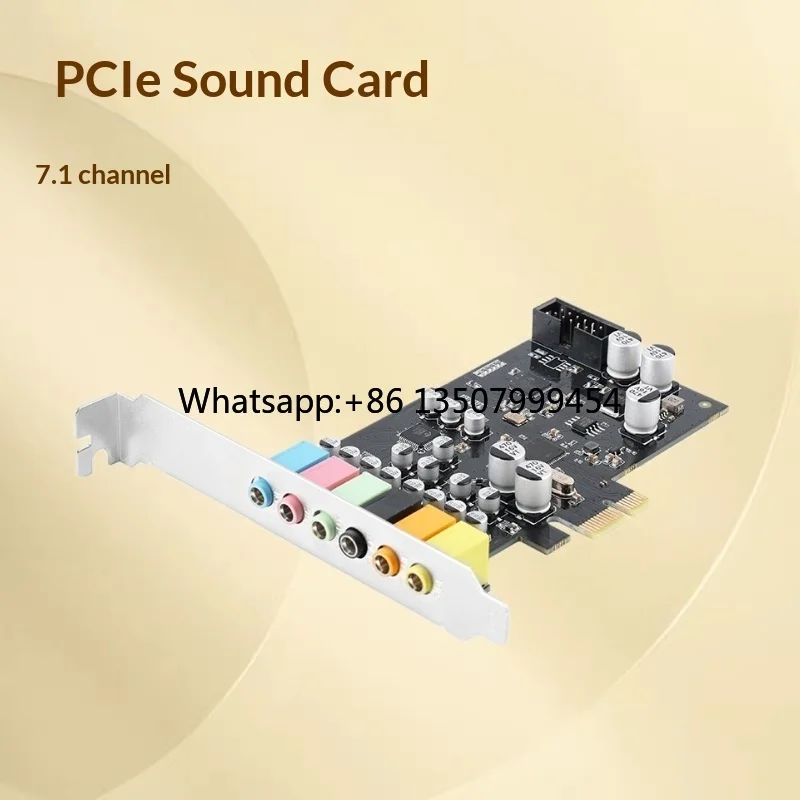 

Internal 7.1-Channel PCI Express Sound Card GM68 for Live Streaming and Gaming PCs