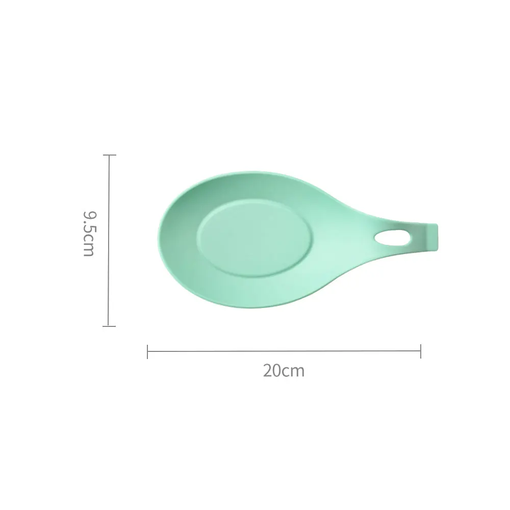 1Pc Silicone Insulation Spoon Shelf Heat Resistant Placemat Drink Glass Coaster Tray Spoon Pad Eat Mat Pot Holder Kitchen Tool