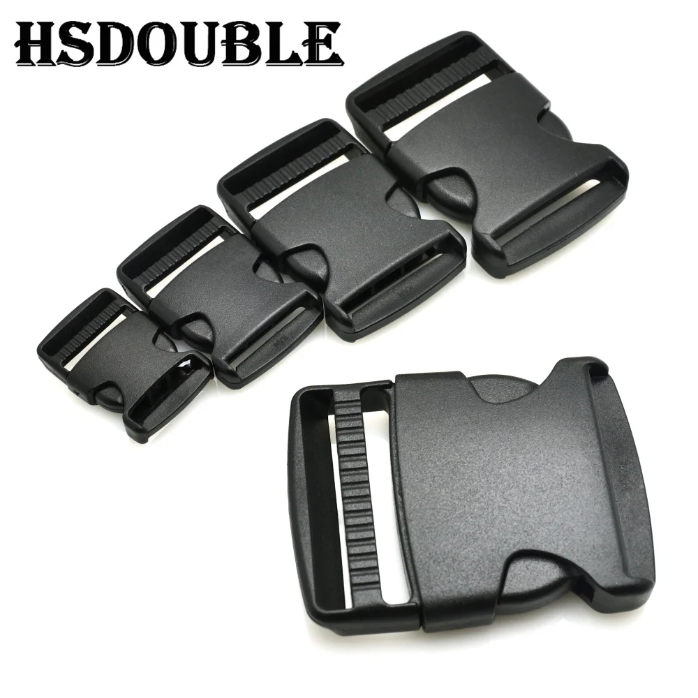 10 Pcs/Pack 20~50mm Plastic Arched&Inner Detach Buckle For Backpack Straps Outdoor sports bag buckle travel buckle accessorie