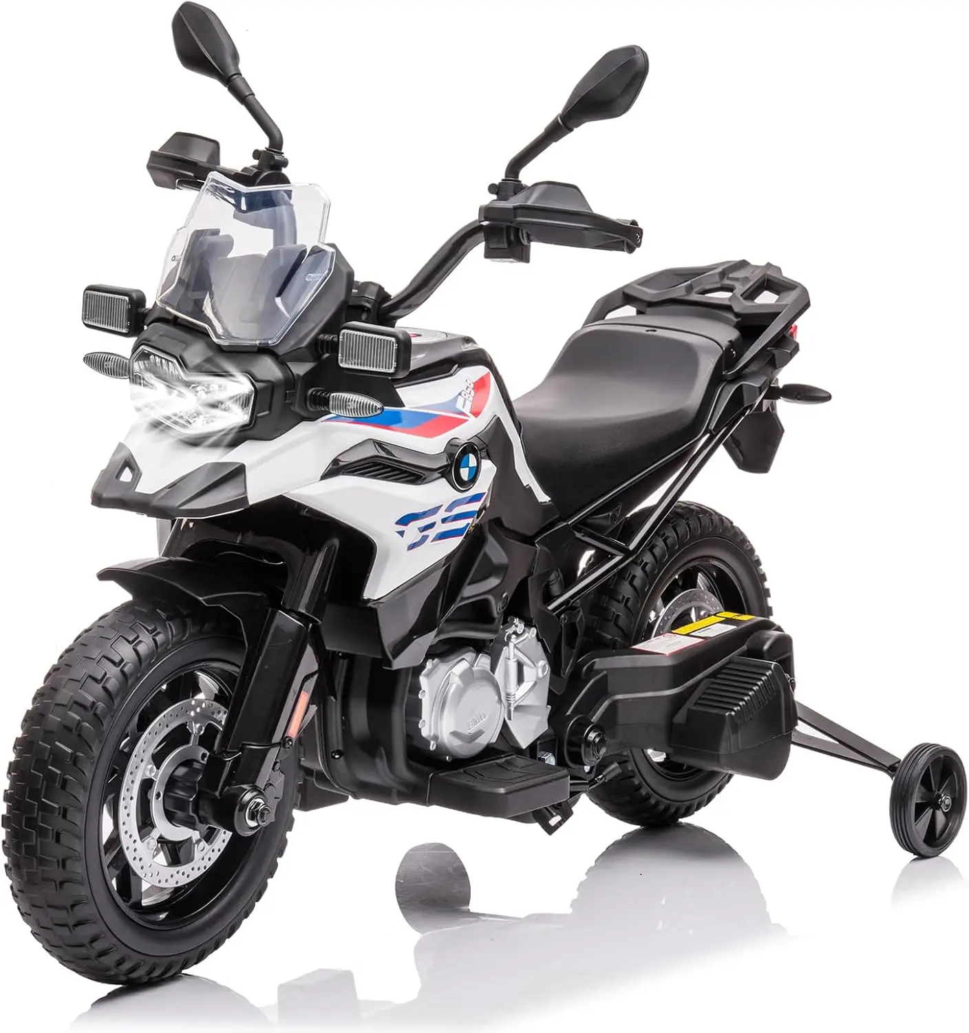 12V 7AH 오토바이 타기, 라이센스 어린이 오토바이, 고속/저속, EVA 타이어, LED 헤드라이트, 스프링 서스펜션, 음악, 타기