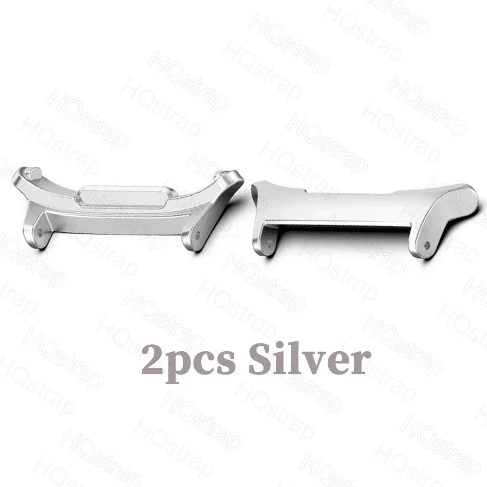 1pair Stainless Steel Connector for Samsung Galaxy Watch 7 Ultra 47mm Watchband Strap Adapter for 20mm 22mm 24mm Accessories
