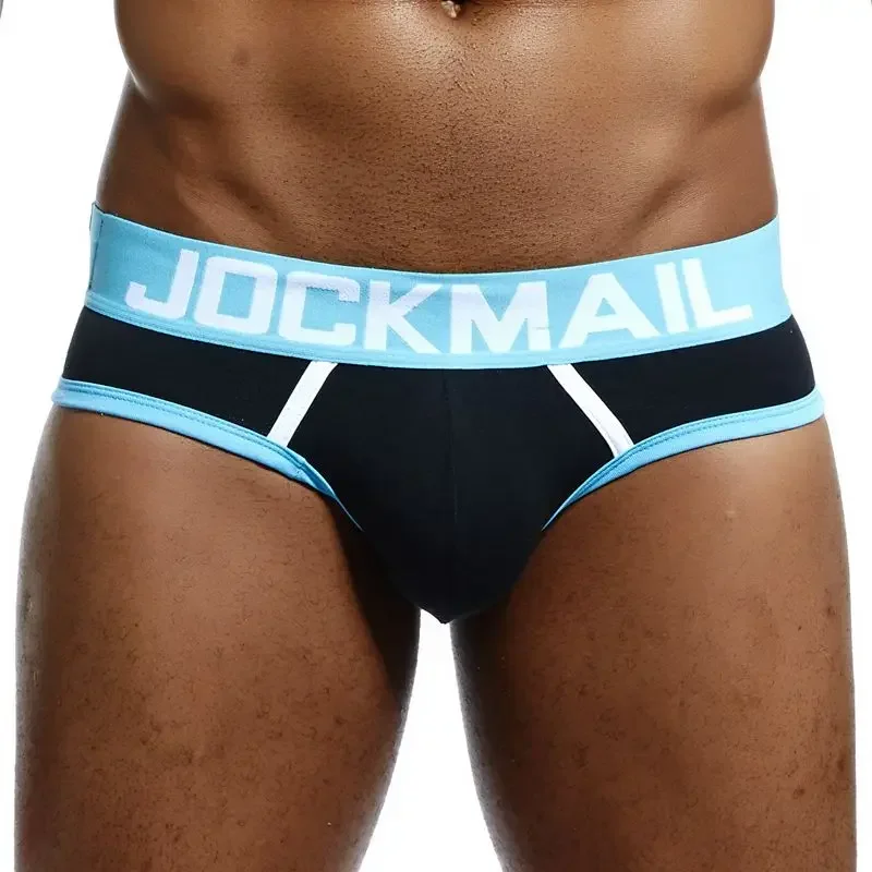 JOCKMAIL Sexy Men Underwear BOTTOMLESS Briefs Men Thong G-strings Tanga Short Underpants Gay Male Underwear Open Backless Crotch