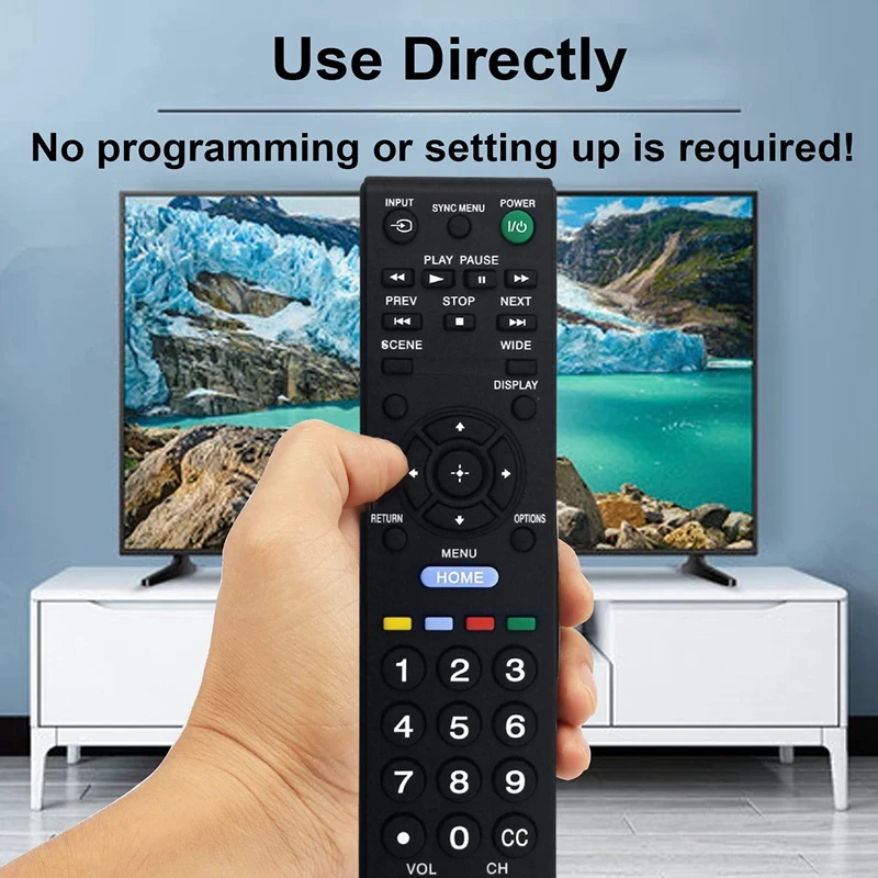 【НОВИНКА】RM-YD065 Замените пульт дистанционного управления для Sony Bravia LCD HDTV KDL-22BX320 KDL-22BX321 KDL-32BX320 KDL-32BX321 KDL-32BX420 KDL-32BX421