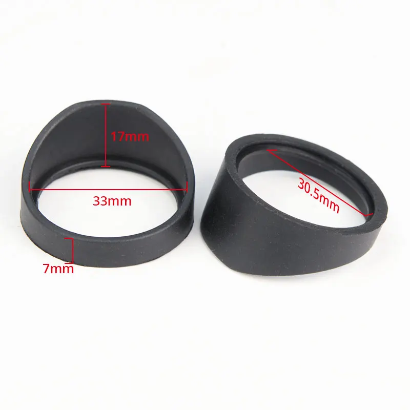 10PCS Biological Stereo Microscope Eyepiece Rubber Eyecup 33mm Inner diameter