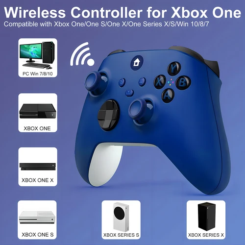 Imagen 2 del producto Controlador Xbox One 2,4G controlador de juego inalámbrico para Xbox one Series X/S con receptor adaptador 2,4G para Windows PC Gamepad regalo