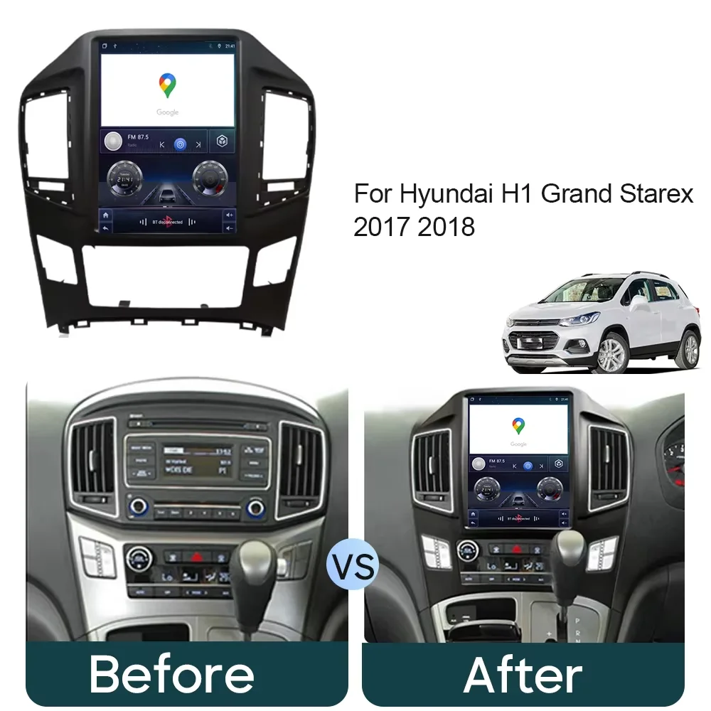 For Hyundai H1 Grand Starex 2017 2018 Video Player Android Auto Car Radio GPS Navigation Multimedia Stereo Carplay No 2din DVD