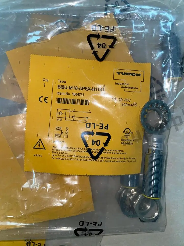 BI8U-M18-AP6X-H1141 BI8U M18 AP6X H1141 New Turck Proximity Sensor free shipping