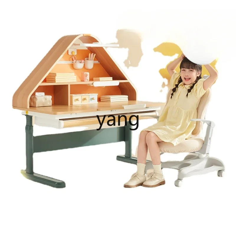 CX Elementary School Student Household Adjustable Writing Desk Chair Suit