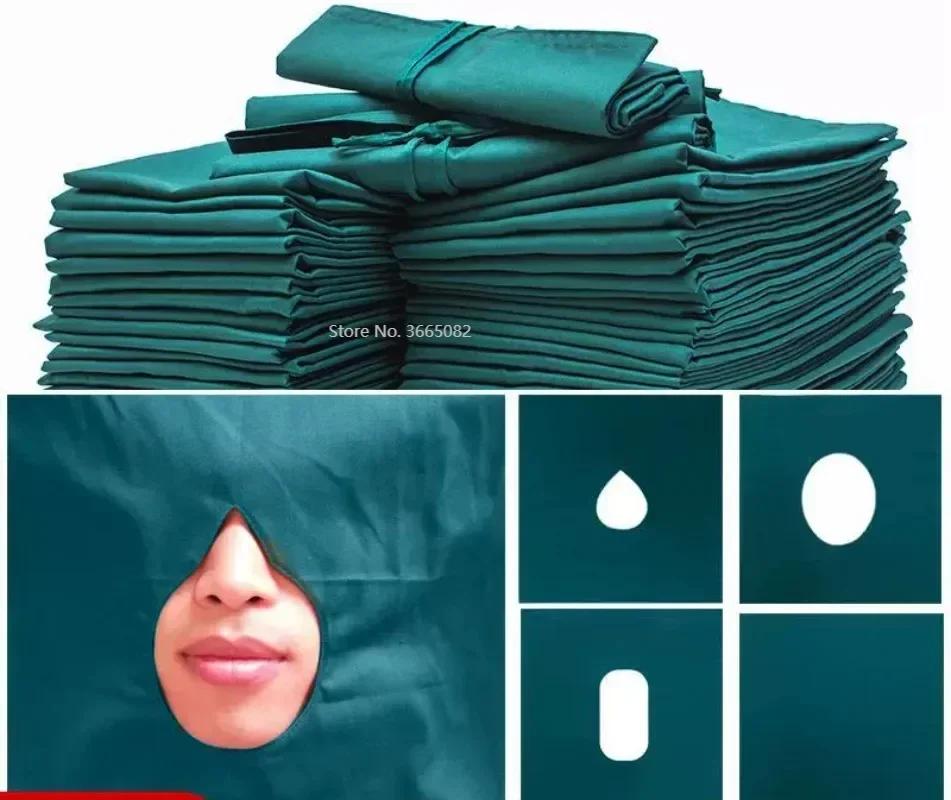 Hospital operating room hole towel cosmetology and plastic surgery face hole towel oral cavity laparotomy chest section cotton