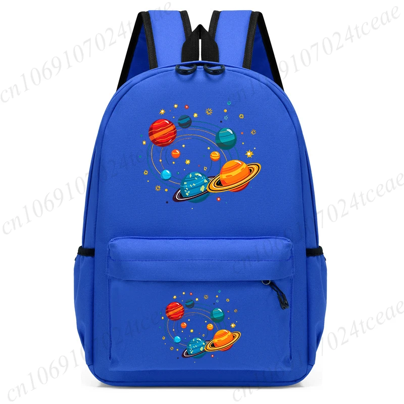 New Bagpack Kids Backpack School Bag Planets and Stars Print Backpack Children Travel Bagpack Kindergarten School Bags