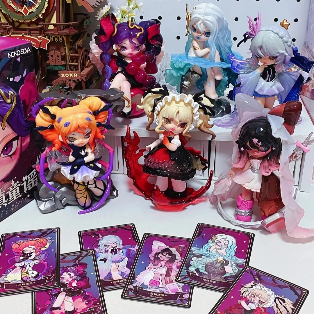 

NONO SOVA Nightmare Lullaby Series Blind Box Cool Girls Doll Mystery Box Kawaii Anime Action Figure Surprise Bag Collectible Toy