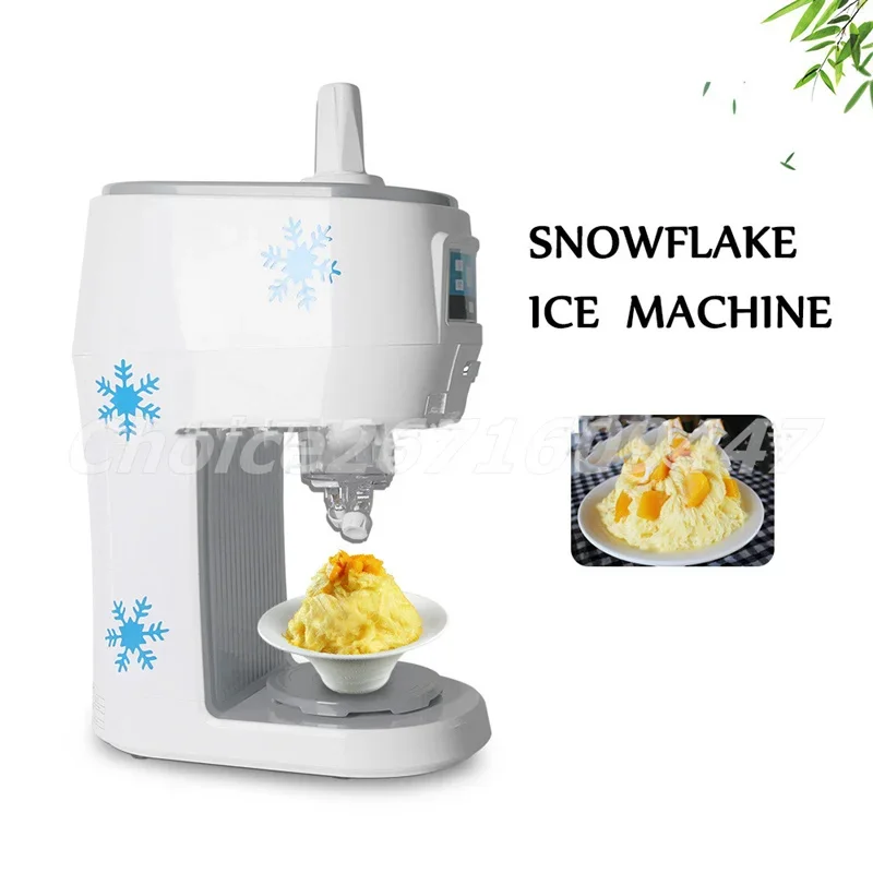 Semi-automatic Shaved Snow Ice Machine 110V 220V Snowflake Ice Crusher Electric Ice Block Shaving Machine