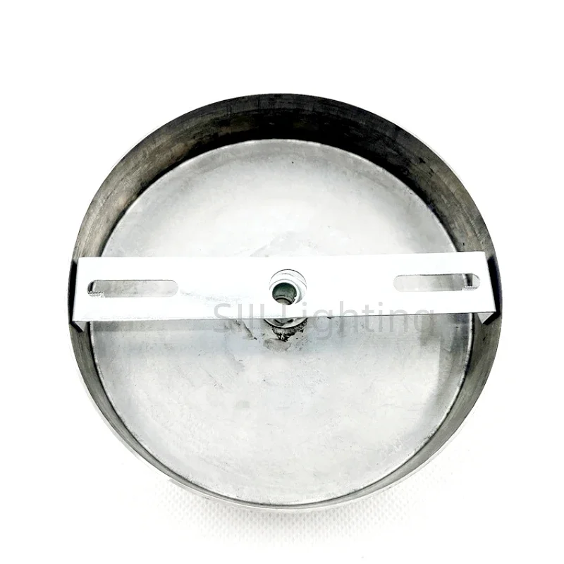 Stainless Steel Ceiling Tray Thickened Chandelier Disc Fixed Chassis Silver Round Ceiling Canopy Metal Lamp Base Ceiling Plate