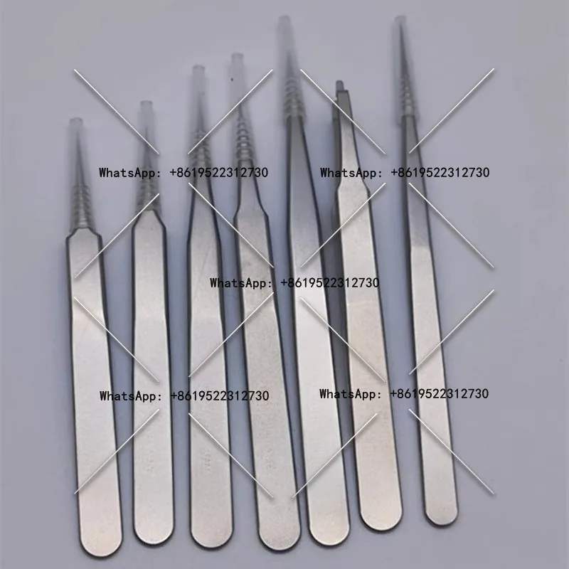 

7026 Precision stainless steel tweezers, antimagnetic tweezers, watch maintenance clamping tools