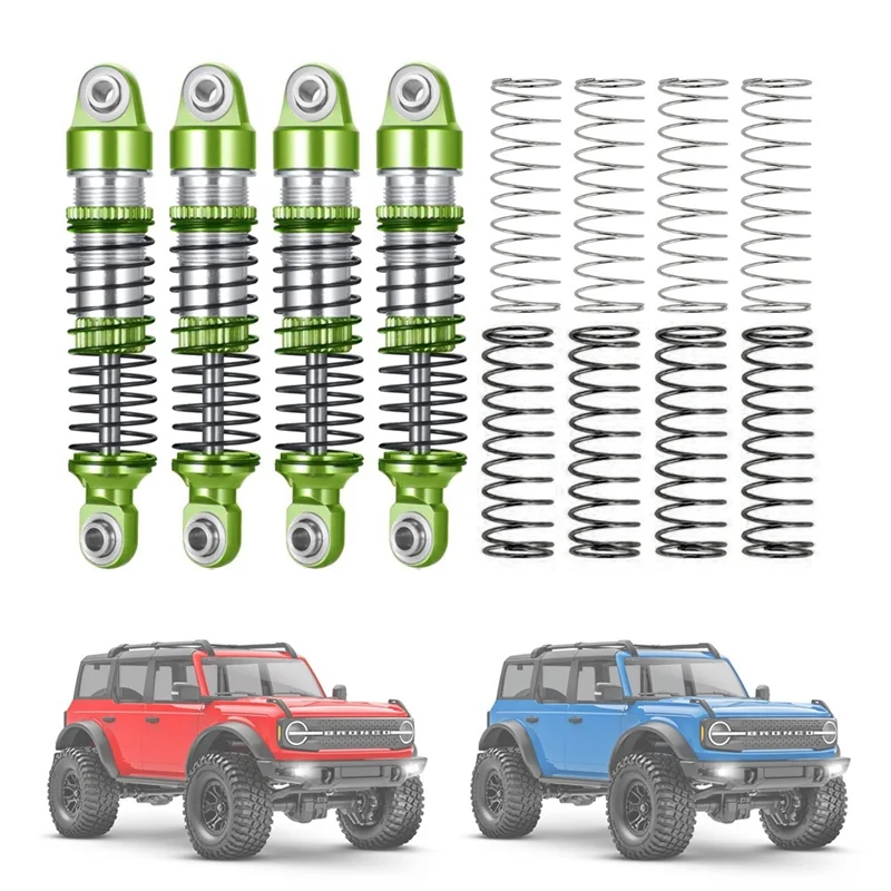 

4Pcs Metal Oil Shock Absorber Damper For Traxxas TRX4M TRX-4M 1/18 RC Crawler Car Upgrade Parts Accessories-[A17I]