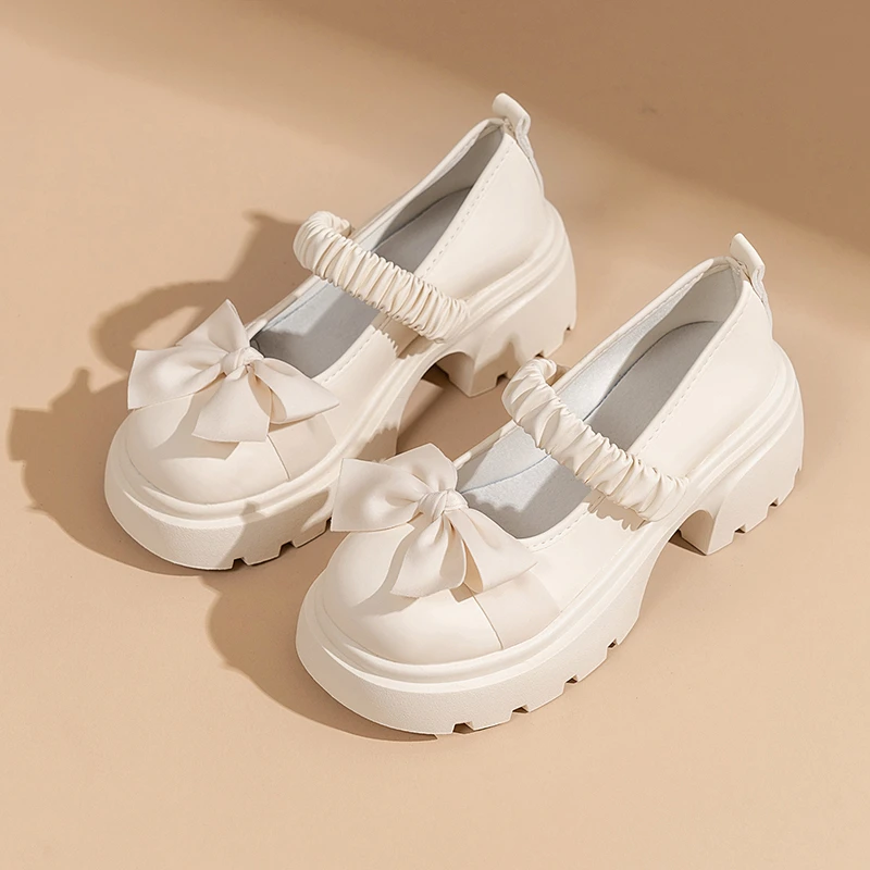 Pu Mid Heel Square … - image