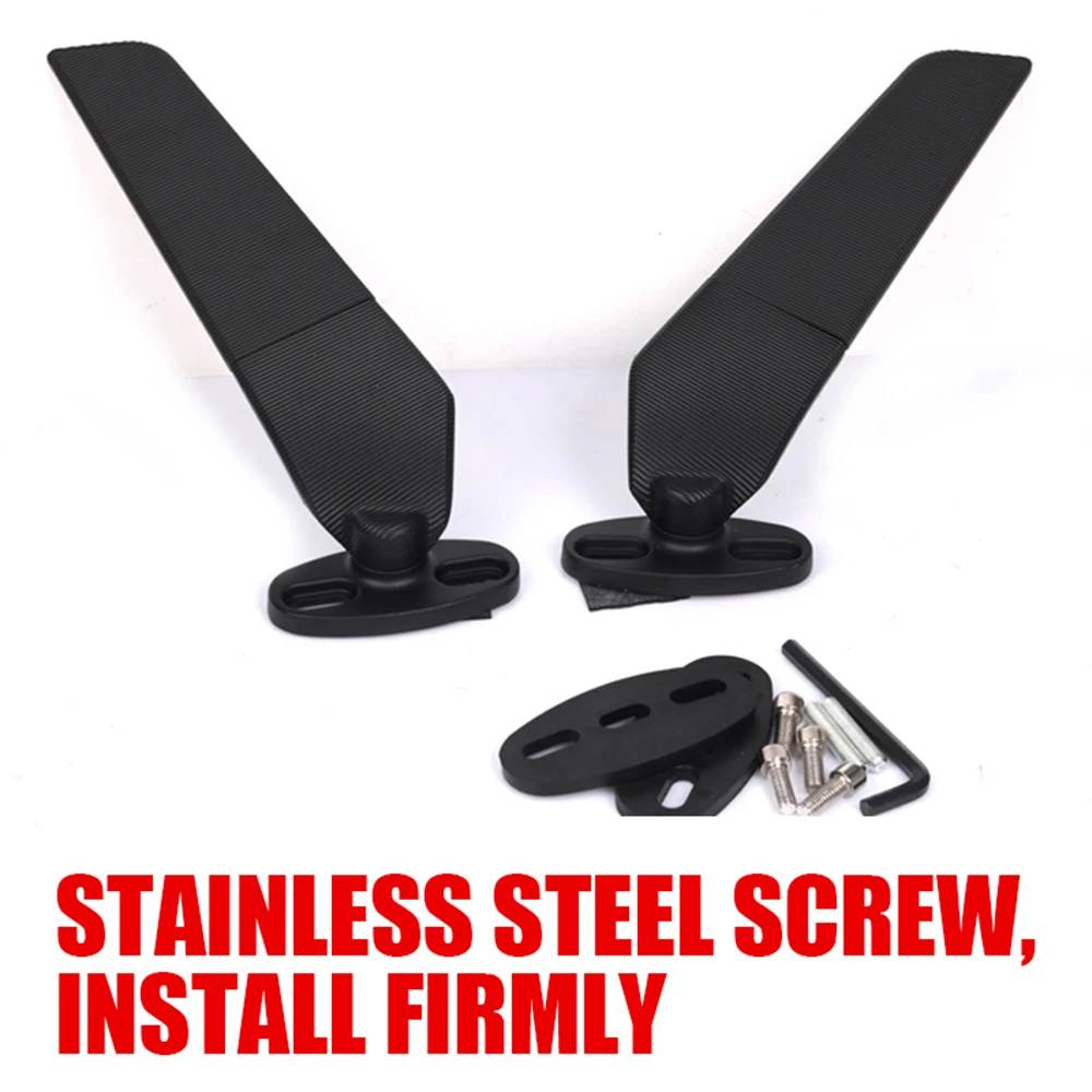 Motorcycle Accessories Adjustable Side-Mirror Wind Wing Side Rearview Reversing Mirror For Daytona 675 Ducati Panigale V2 V4S
