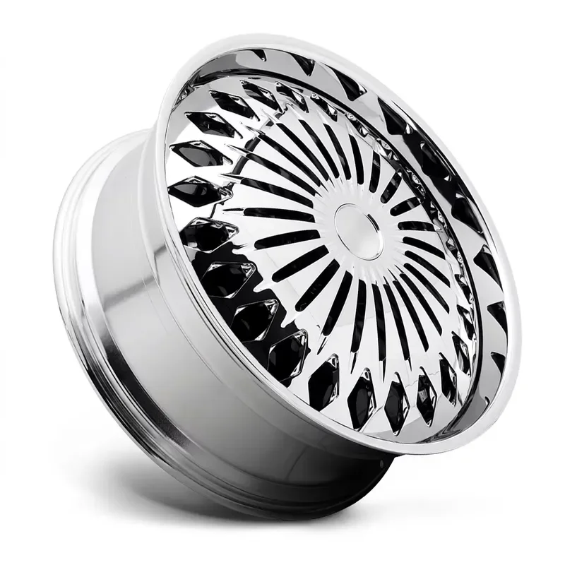 Forgex 2 Piece Forged Wheels 19 20 22 24 26 Inch Diamond Sunburst Style Rims for Escalade Tahoe Yukon Suburban Navigator F150