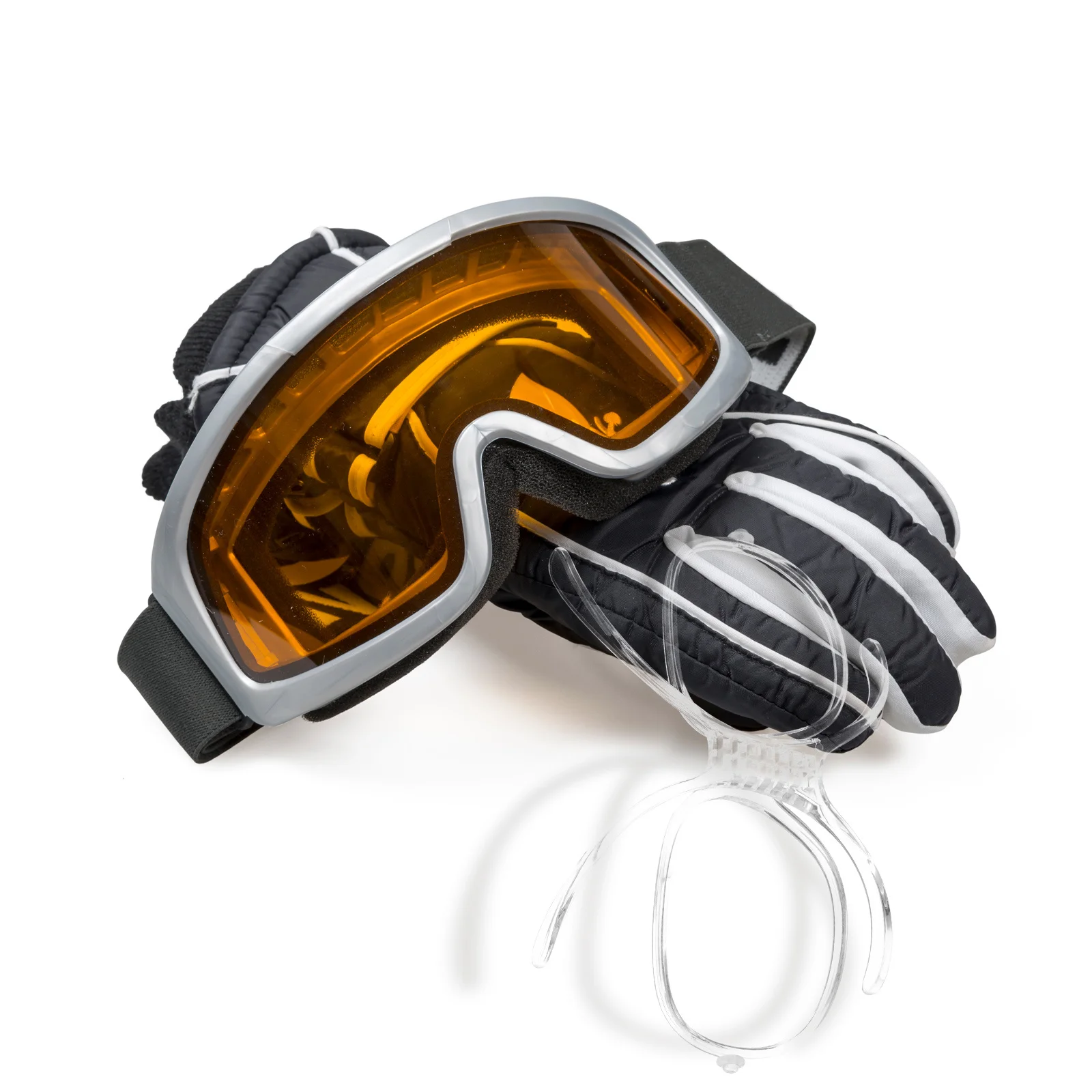 Armação de inserção de óculos universal para esqui e snowboard lente interna anti-vento resistente ao impacto para óculos