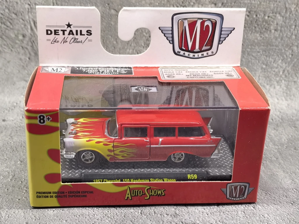 M2 machines 1/64 1957 150 Handyman Station Wagon Die-cast alloy car model collection display child gift