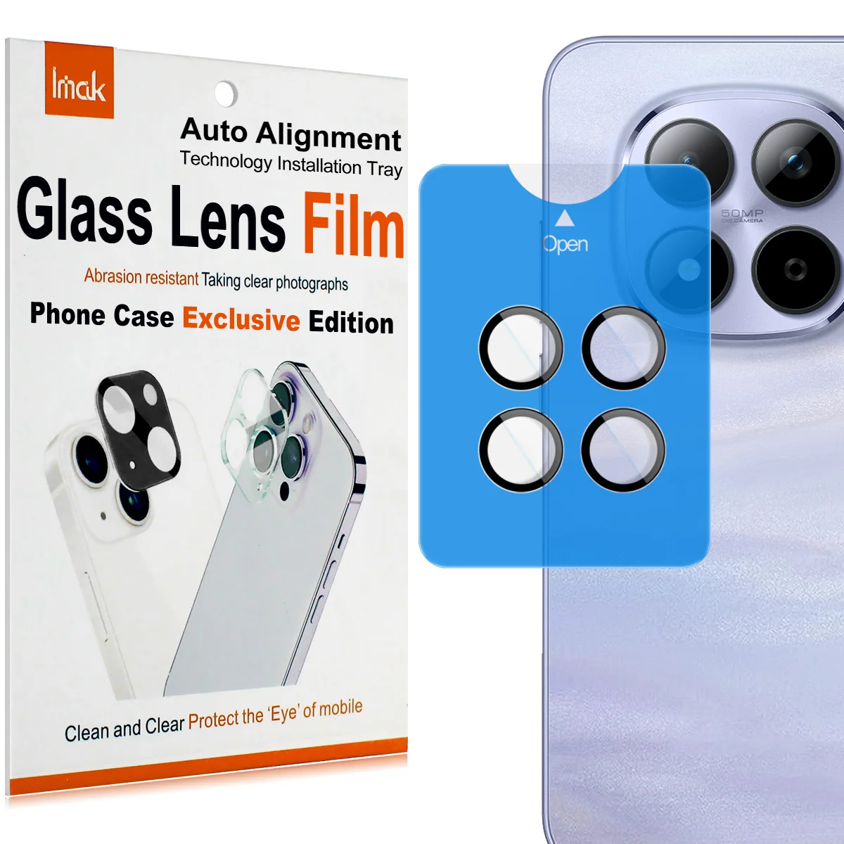 

IMAK Glass Lens Film For POCO M8 Pro Phone Case Exclusive Self-positioning