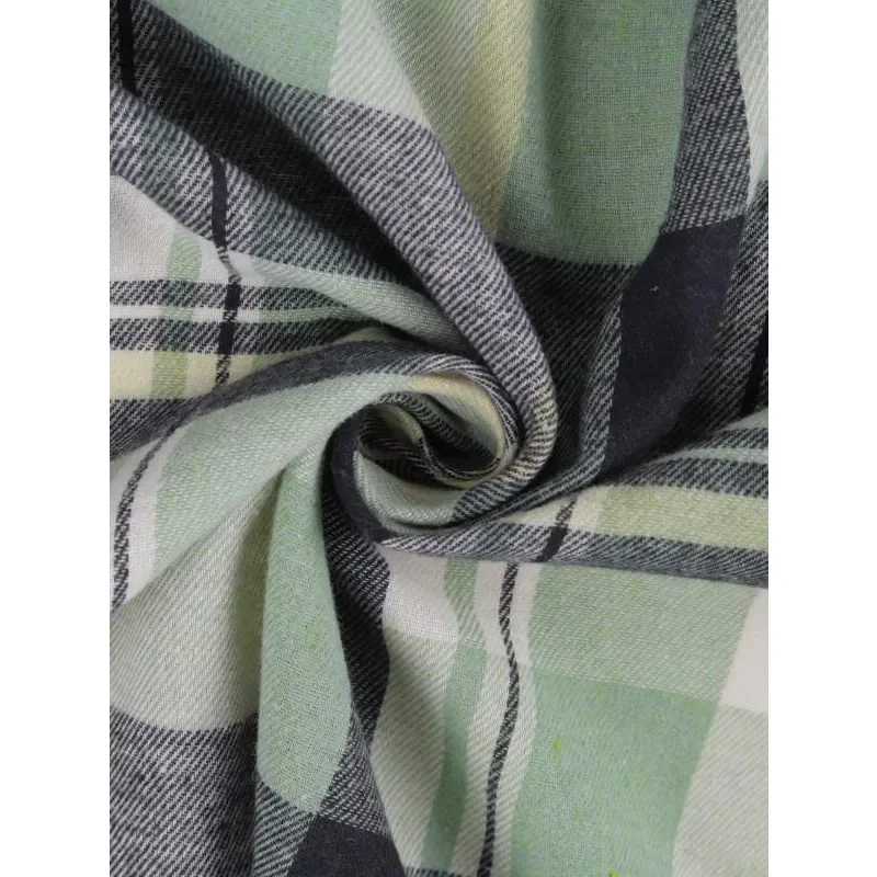 Koszula damska w kratę, rozmiary plus size 1XL-5XL, nowa kolekcja, luźny krój, długi rękaw, kołnierzyk, casualowe bluzki.