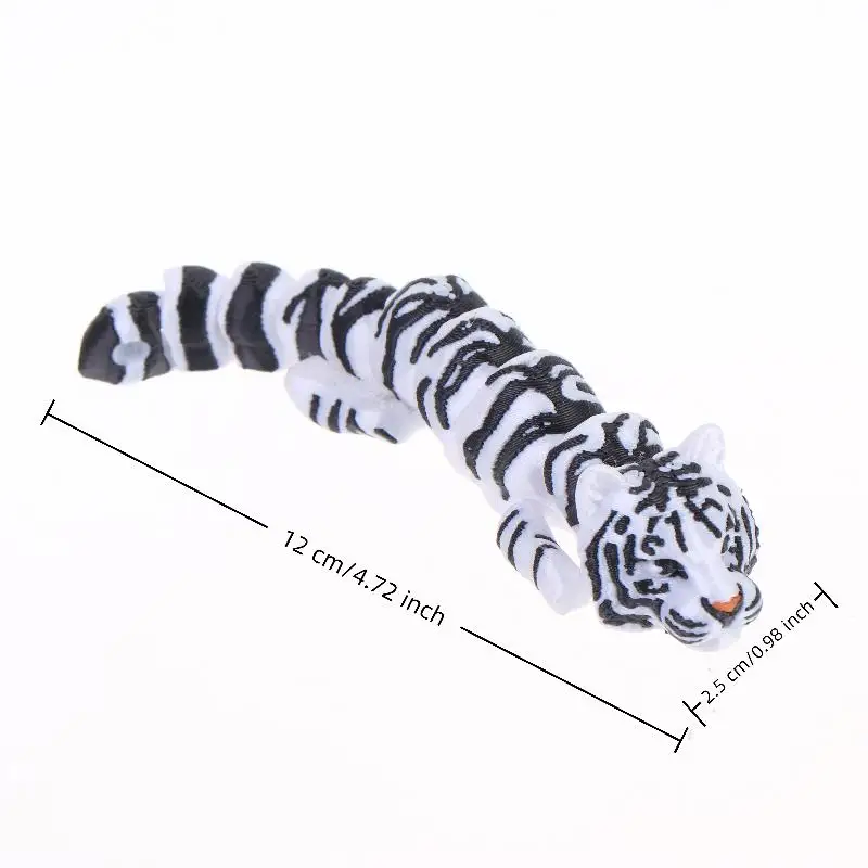 3D Printed Articulated Tiger Figurine, Indoor And Outdoor Desktop Decoration Gift Party Favor Filler