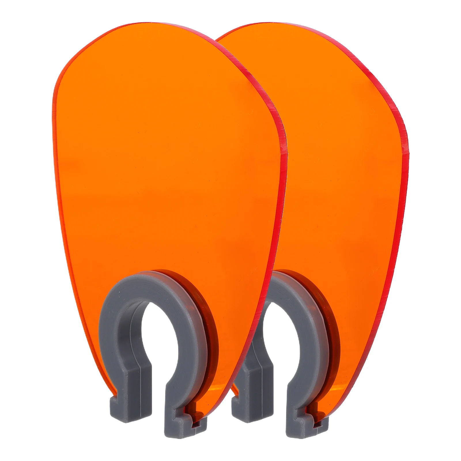 

2pcs Lamp Shield Covers Blocking Eye Protection For Gel Nail Lamps Durable Plastic Light Filter Covers Perfect Fit Salon