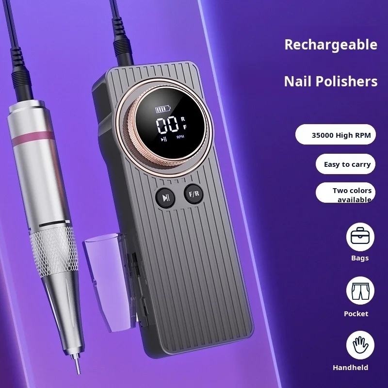 Portable Nail Polisher for Powerful Exfoliation Removal