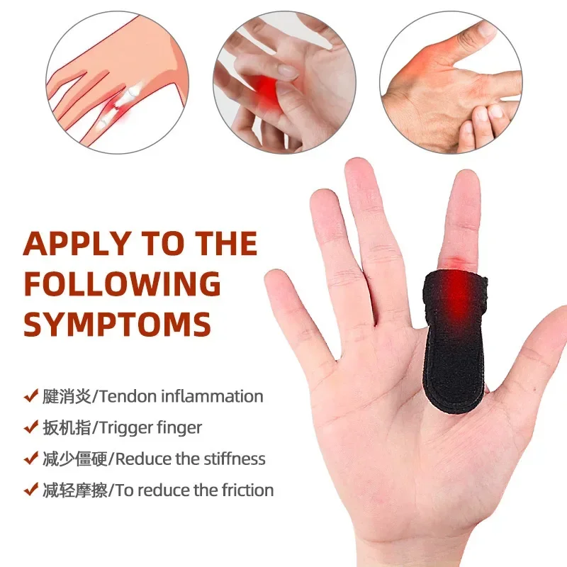 Finger Fixation Belt Pain Relief Trigger Finger Fixation Splint Straightening Bracket Adjustable Sprain Dislocation Fracture