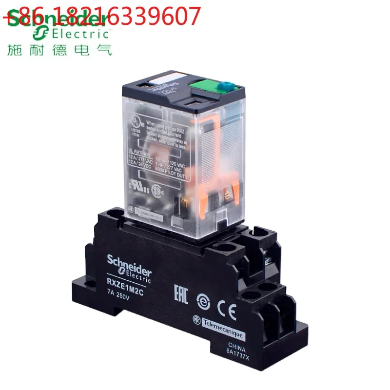 TAO Schneider Electric Intermediate Relay RXM2LB2BD JD RXM4LB2P7 F7 RXM4LB2BD 24V 230V RXZE1M2C RXZE1M4C 8 feet 14 feet base