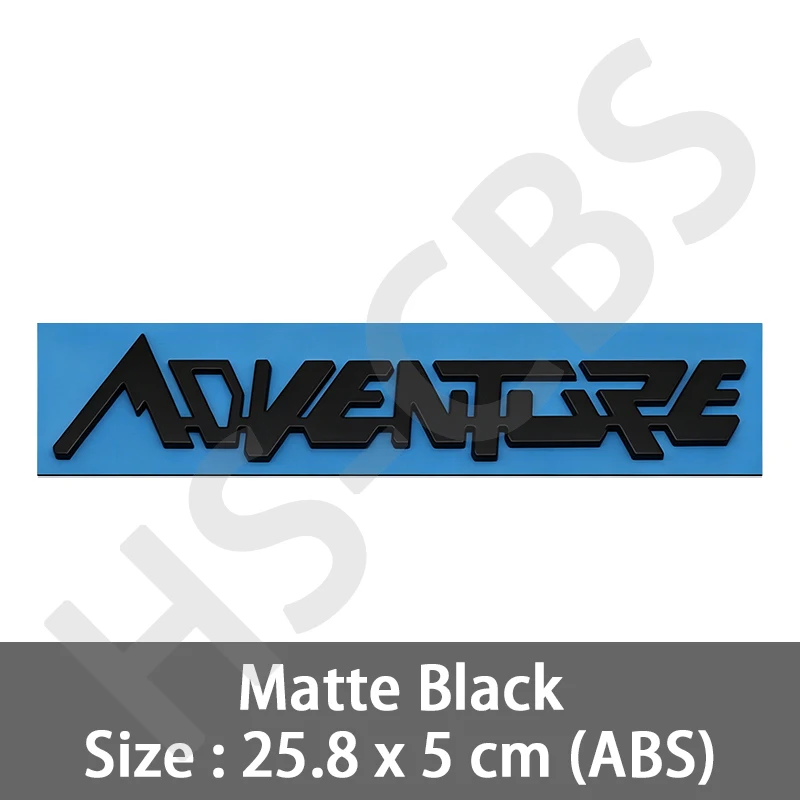 3D ABS ADVENTURE Buchstaben-Emblem Abzeichen Auto-Aufkleber Wasserdicht Kratzfest Heck-Kofferraum Karosserie-Dekor Aufkleber Auto-Zubehör – Detail 6