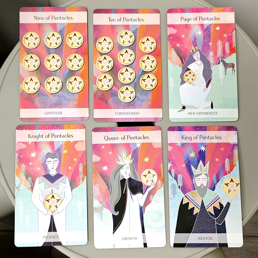 10.3*6cm 오래된 북유럽 신화와 민속 풍습에서 영감을 받은 79개의 카드로 구성된 풀 데크 마법의 북유럽 타로