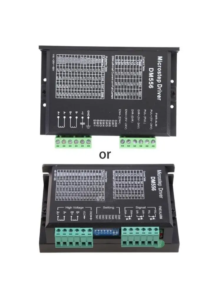 

R9UF DM556 2-фазный цифровой драйвер шагового двигателя 42/57/86 Драйвер шагового двигателя Простое использование
