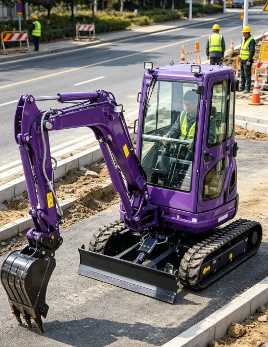 Mini Crawler Excavator 1‑5 Ton Small Digger  Hydraulic Control Earthmoving Machinery for Project Landscape Grading