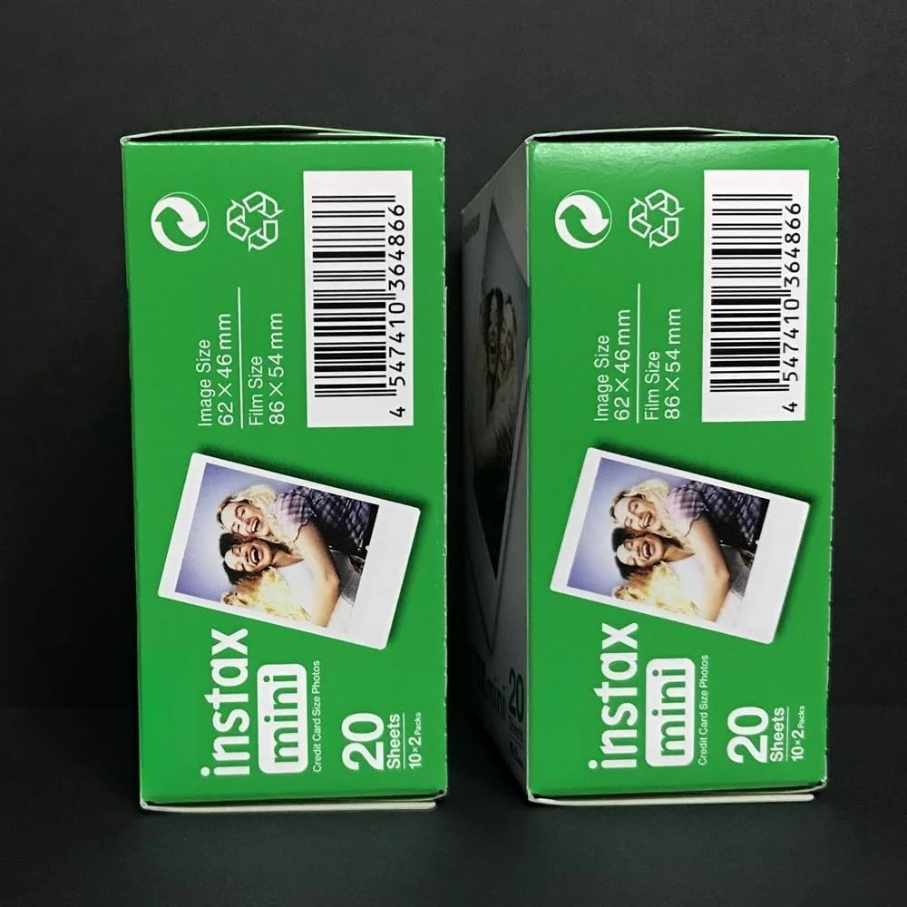 

INSTAX Mini Instant Film (White) for Fujifilm Mini 8 & Mini 9 Cameras w/Microfiber Cloth by Quality (40)