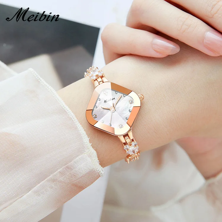 Elegant ladies new bracelet watch, fashionable ladies quartz watch, elegant watch, birthday gift, ladies, female gift