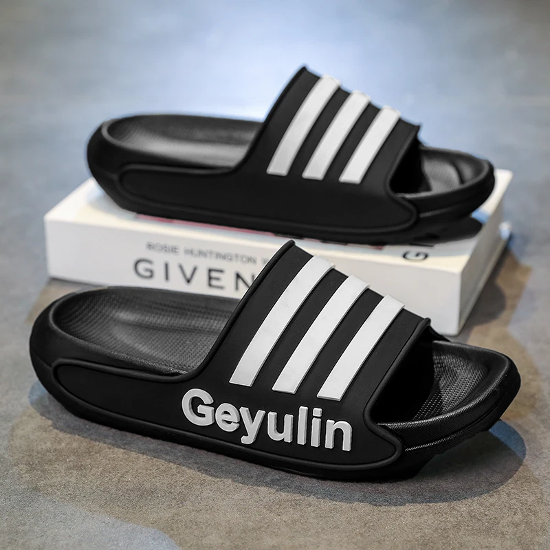 

Low Price 2025 Unisex Sandals for Men Women - Anti-slip Thick-soled Beach Shoes EVA Washable Lady Slippers Slides Free Shipping
