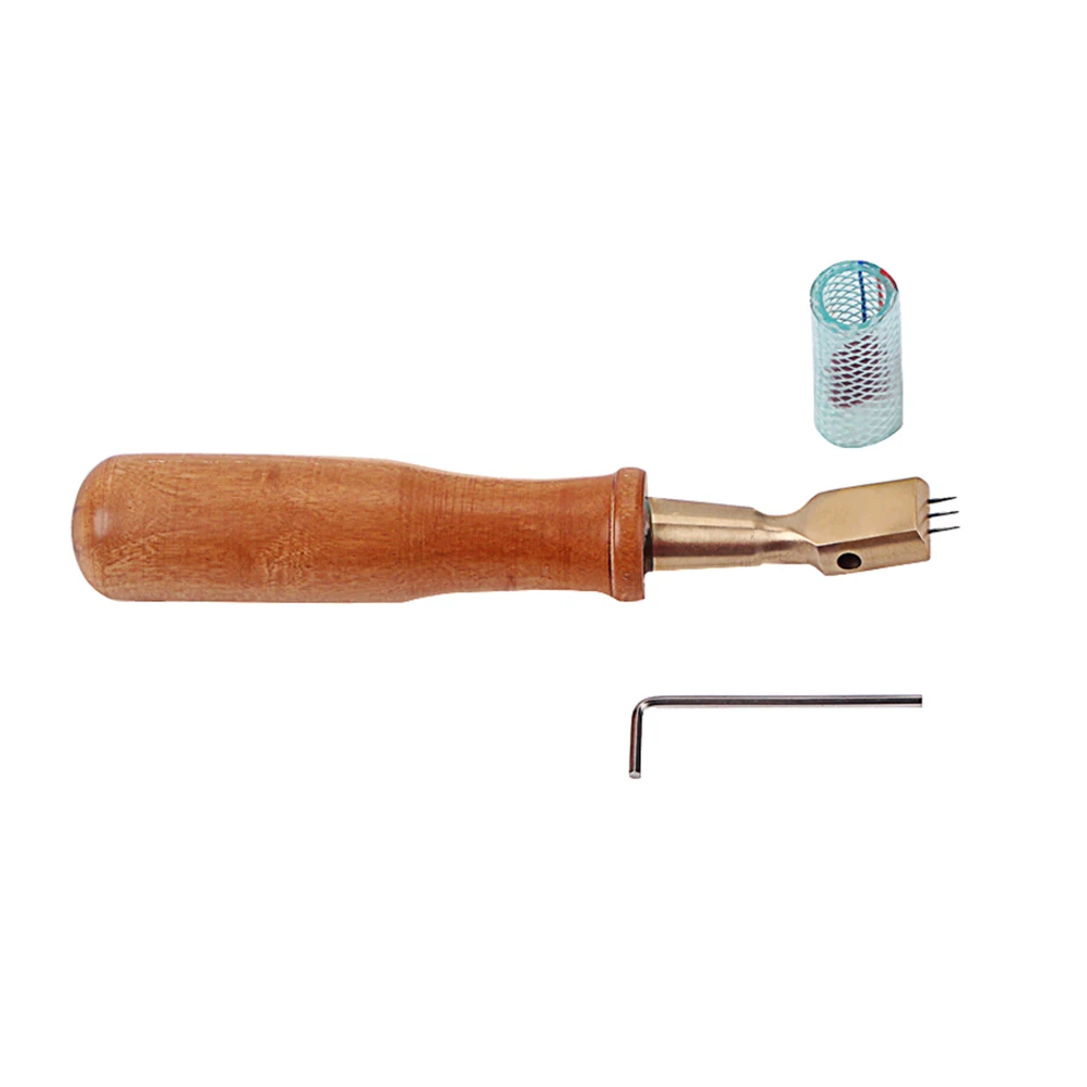 

1 set Bent Head Piano Hammer Wooden Handle Tool for 3 Needles Rotatable Tuning Maintenance Perfect DIY Parts Accessories