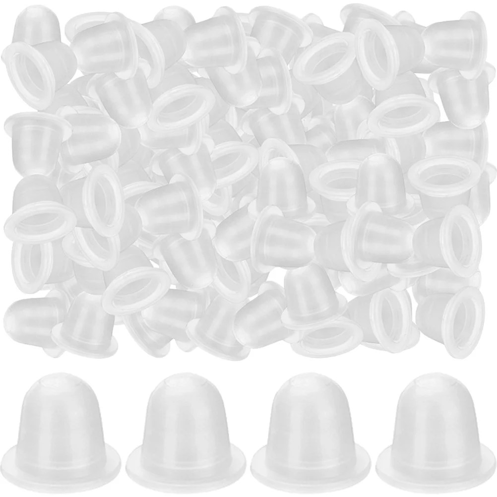 

100Pcs Thickened Wear-Resistant Silicone Pigment Cups Compact Tattoo Ink Holders Portable Ink Containers Suitable for Tattoo