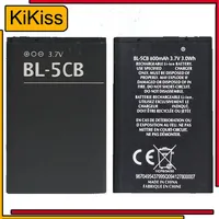 Mobile Phone Battery BL-5CB 800Mah For Nokia 3108 2135 6086 6108 6230 6820 7610 N72 N91 100 101 103 105 109 111 113 1000 1282