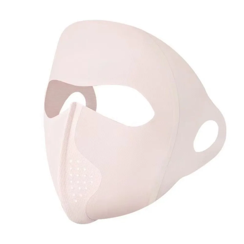 New Breathable Ice Silk Mask Anti-UV Traceless Riding Face Mask Sunscreen Mask Unisex