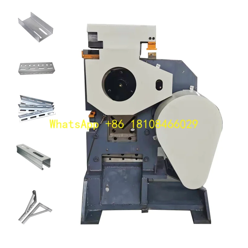 سهلة التشغيل، ماكينة قص وتثقيب هيدروليكية صغيرة فعالة من حيث التكلفة، عامل حديد لورشة العمل #1